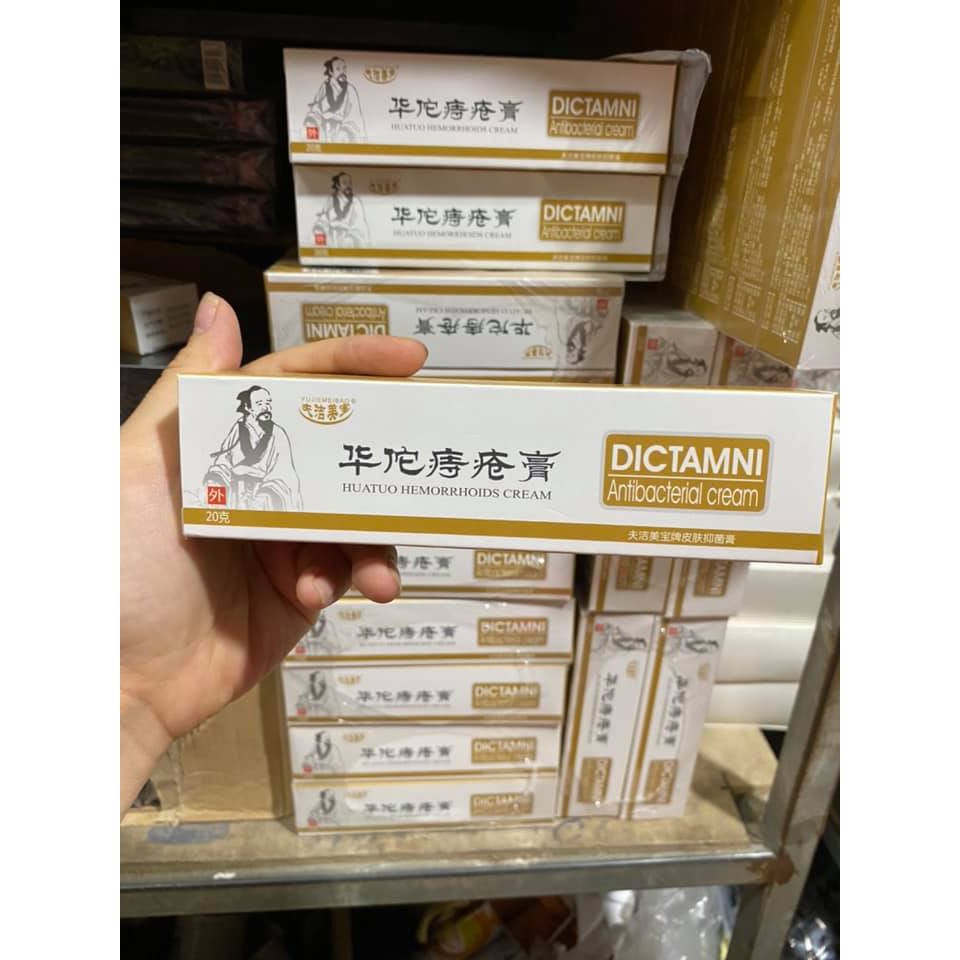 Kem bôi ngoài da trĩ nứt kẽ hâu môn dictamni 20gr