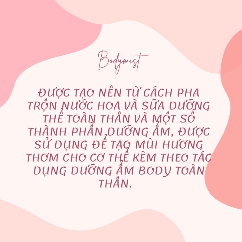 Mẫu thử 3ml Body mini - Xịt thơm toàn thân Body Mist của Bath and Body Works