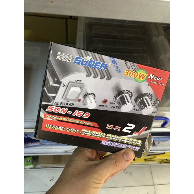 Âm Ly Suoer Son 169 Công Suất 300W + 200W Loa Siêu Trầm