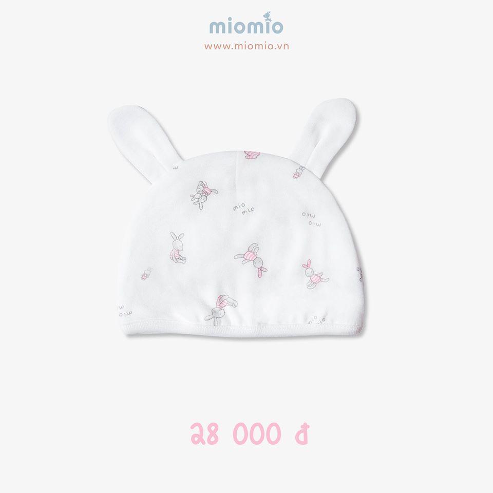 Mũ Sơ Sinh Miomio Cotton, Mỏng Mềm, Thoáng Mát Cho Bé - Mio Việt Nam - BTT00200