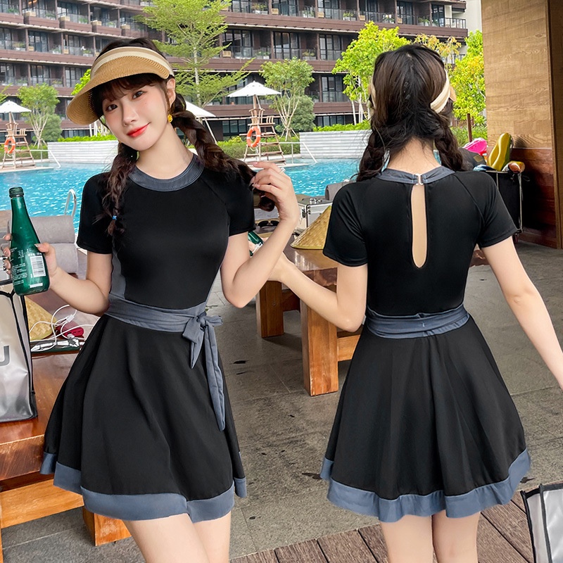 Đồ bơi thể thao đồ bơi hàn quốc 1 mảnh cho nữ set liền thân đồ tắm biển nữ một mảnh kín đáo Bộ Đồ Bơi Một Mảnh Kiểu Mới Thời Trang Sành Điệu Cho Nữ