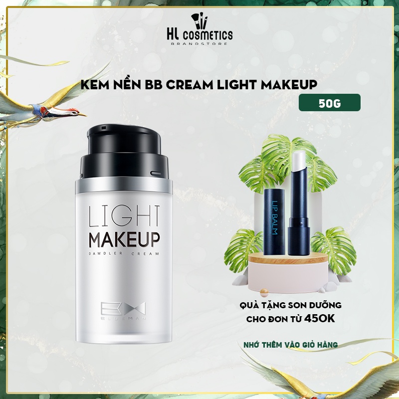 Kem Nền BB Cream Light Makeup BLUEMAN Trang Điểm Cho Nam