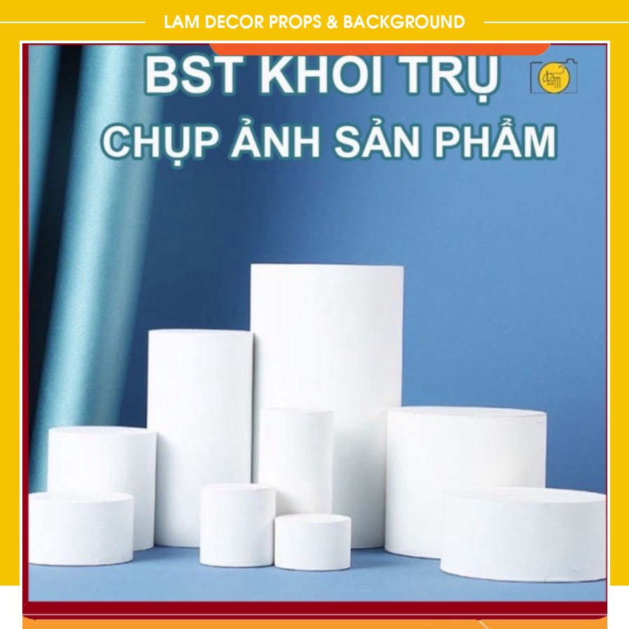 Khối gỗ trắng kê sản phẩm khi chụp, bục kê sản phẩm làm phụ kiện chụp ảnh