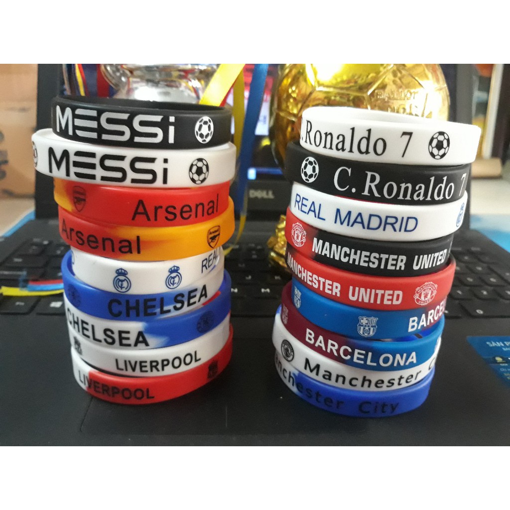 Vòng tay cao su các CLB bóng đá