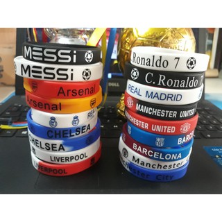 Vòng tay cao su các CLB bóng đá