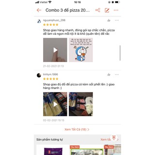 Combo 3 đế pizza 20cm + 200g phomai bào - tự làm pizza theo ý thích tại nhà