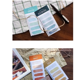 Notepad màu pastel dạng list cho sổ planner / bullet journal