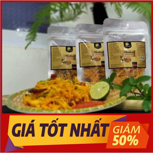 CẮT LỖ_ COMBO_10GÓI_KHÔ GÀ LÁ CHANH 70GR {GIÁ CỰC SỐC}, HÀNG XUẤT KHẨU, NGON THƯỢNG HẠNG, CÓ CHỨNG NHẬN VSATTP