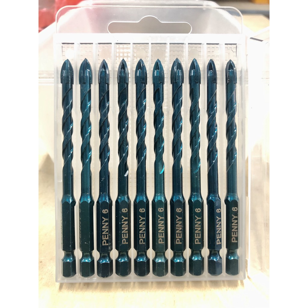 Mũi khoan đa năng 4 cạnh Penny 6 8 10 mm