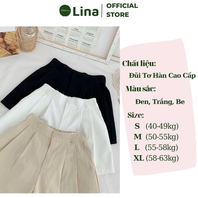 Quần Short Đũi_Quần Đùi Đũi Dáng Váy Siêu Hot LINASTORE 024