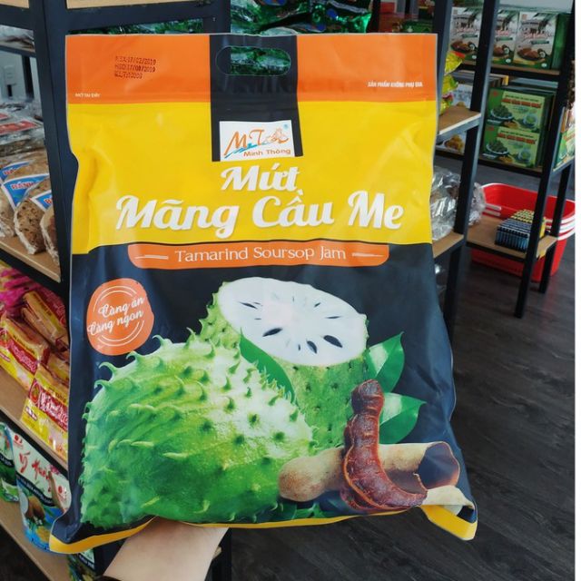 Mãng Cầu Me Minh Thông túi 1kg ngon dẻo thơm chua chua ngọt ngọt