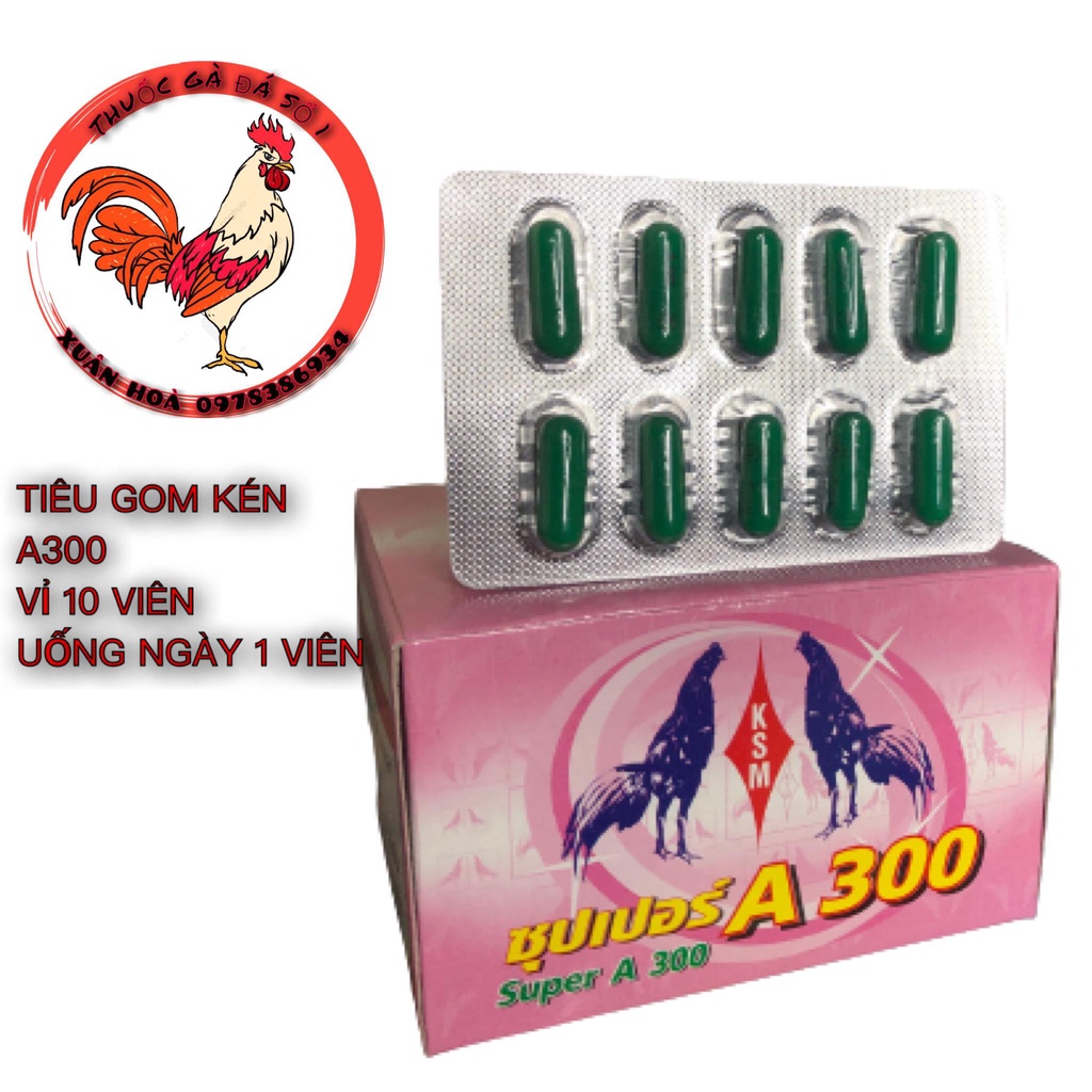 TIêu kén A300 uống 3-5 hôm là tiêu