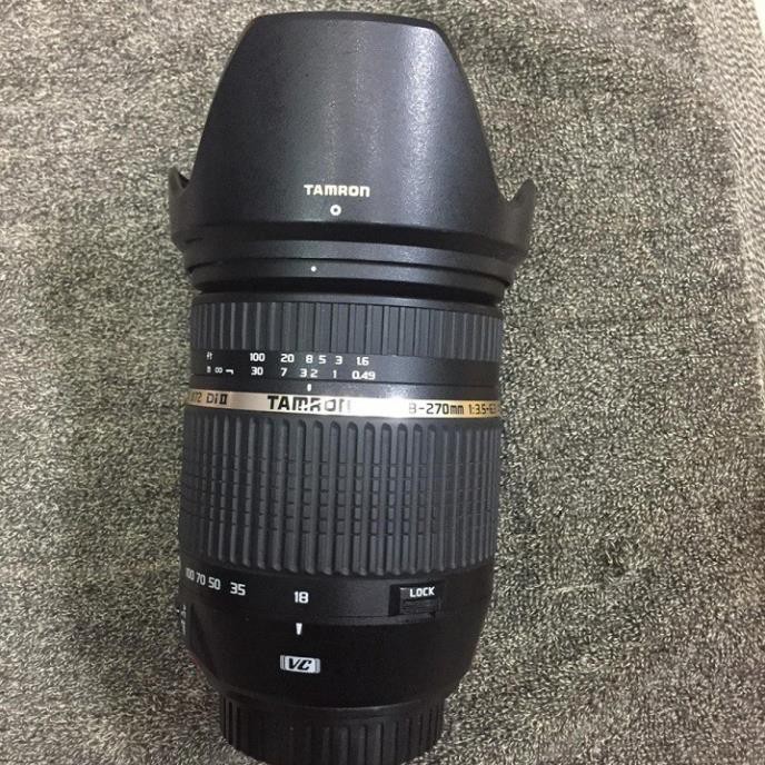 [Shoppe trợ giá ] Ống kính Tamron 18-270f3.5-5.6 VC Macro cho máy Canon Crop