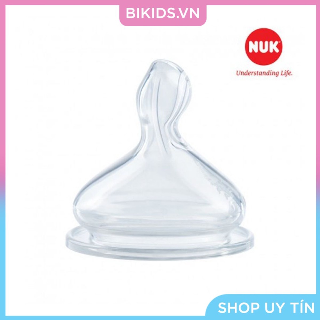 BỘ 2 NÚM TI NUK PREMIUM CHOICE+ SILICONE S2 (6-18m)