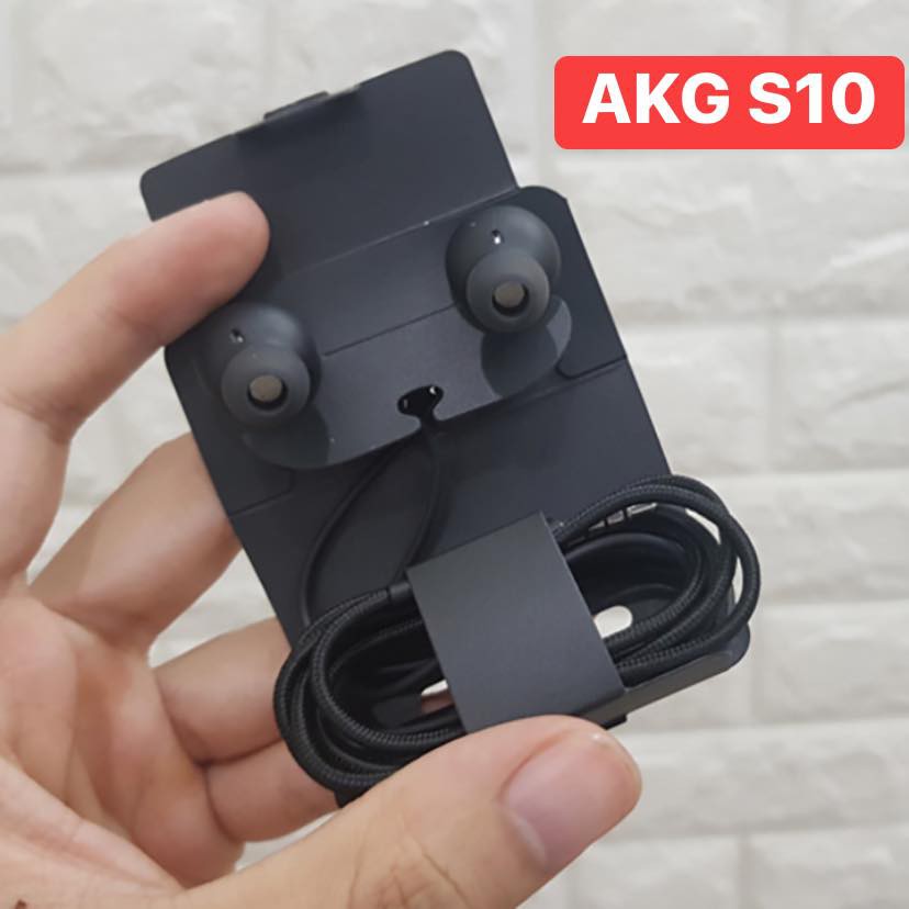 [ Sale lớn 2 ngày ] Tai nghe samsung AKG S10 âm thanh tuyệt hảo tặng kèm 4 nút tai thay thế.