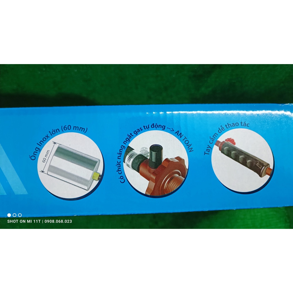 ĐÈN KHÒ GAS CÔNG NGHIỆP NA-203L/60 DÀI