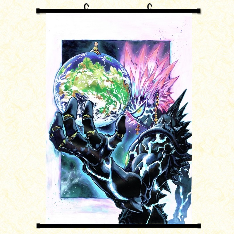 Poster vải anime One Punch Man 40x60 03 - One-Punch Man tranh vải cuộn treo tường