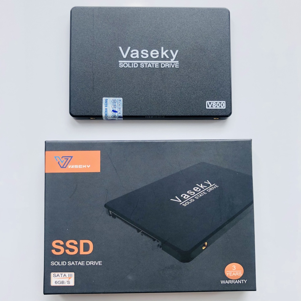 Ổ cứng SSD Vaseky V800 120GB, 240GB - Cài win miễn phí, tặng cáp SATA3, Hàng chính hãng, bảo hành 3 năm | BigBuy360 - bigbuy360.vn
