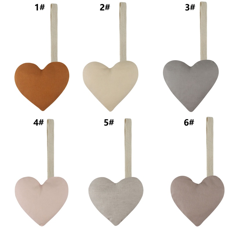 Dây Đeo Núm Vú Giả Bằng Cotton Mềm Mại Hình Trái Tim Trang Trí Cho Bé