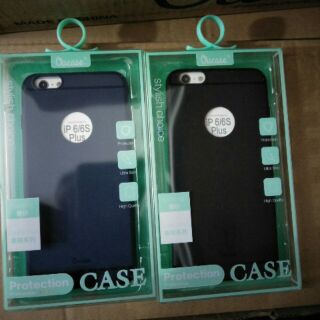 Ốp lưng dẻo Vu case màu IPhone 6/ 6S Plus - Đen, xanh