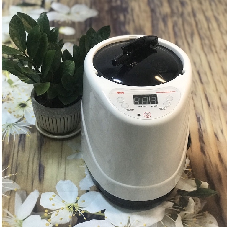 Nồi xông hơi,máy xông hãng HeRo 4L kèm đủ phụ kiện hơi mạnh khỏe dùng cho lều va phòng kính