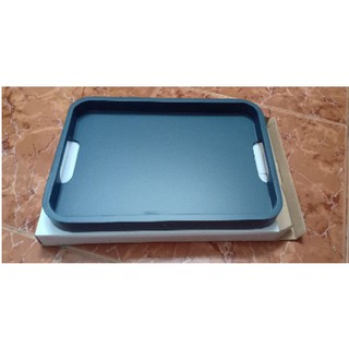 Khay chữ Nhật xanh- khay úp cốc