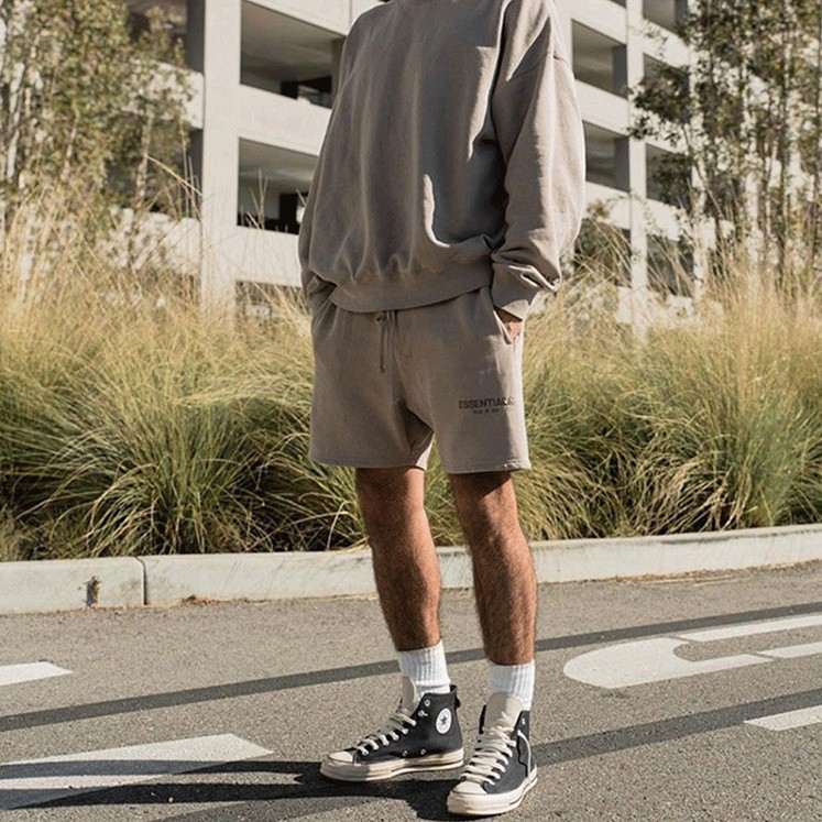 FEAR OF GOD ESSENTIALS new casual letter print loose shorts