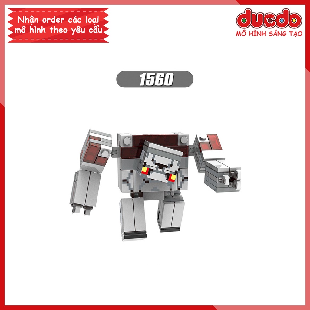 Minifigures các nhân vật Minecraft Redstone Golem, Wither, Blaze - Đồ chơi Lắp ghép Xếp hình Mini Mô hình XINH X0294