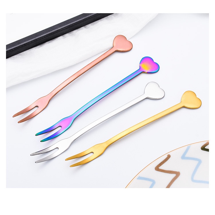 Nĩa Ăn Trái Cây Bằng Thép Không Gỉ 304 Cao Cấp