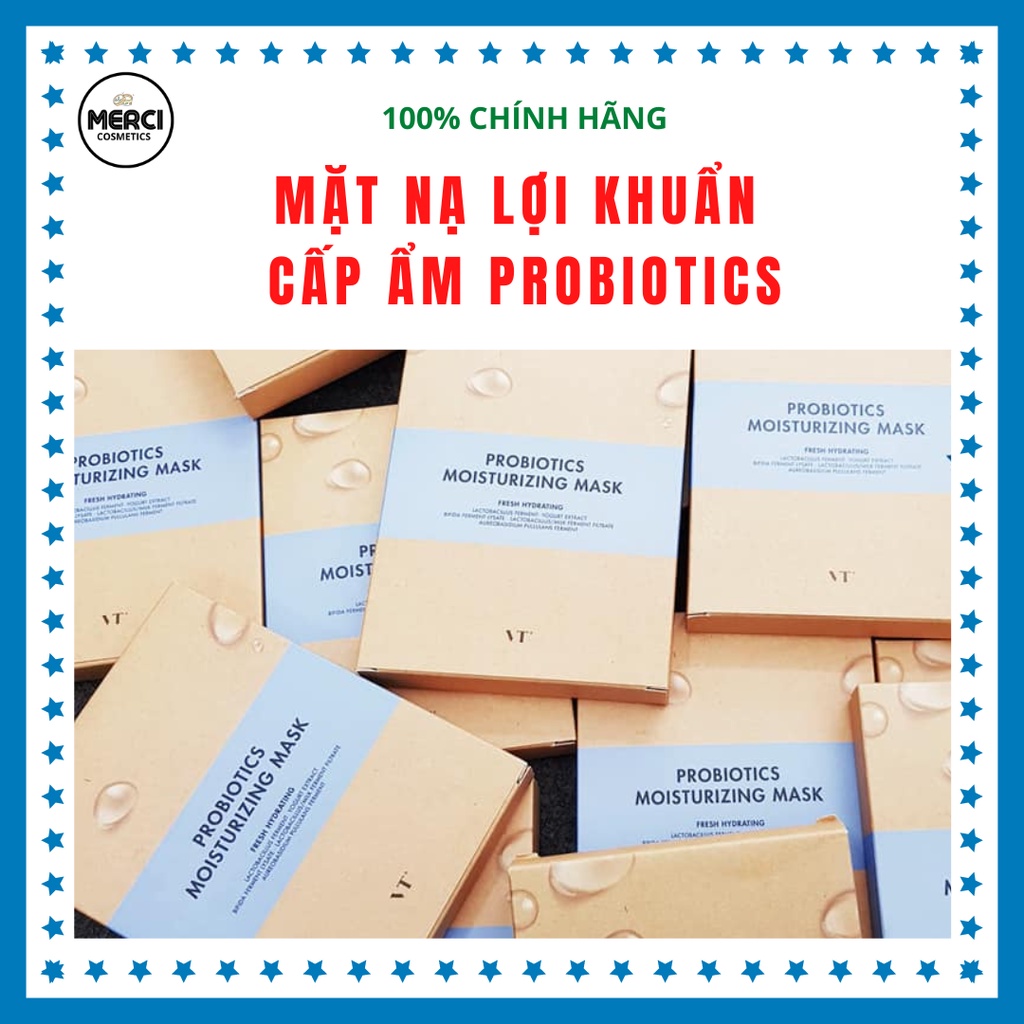 Mặt nạ Probiotics Lợi Khuẩn - Sáng Da - Cấp Ẩm - 100% Hàng Chính Hãng