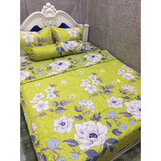 Bộ chăn ga gối đệm cotton poly cực đẹp - hot  2018