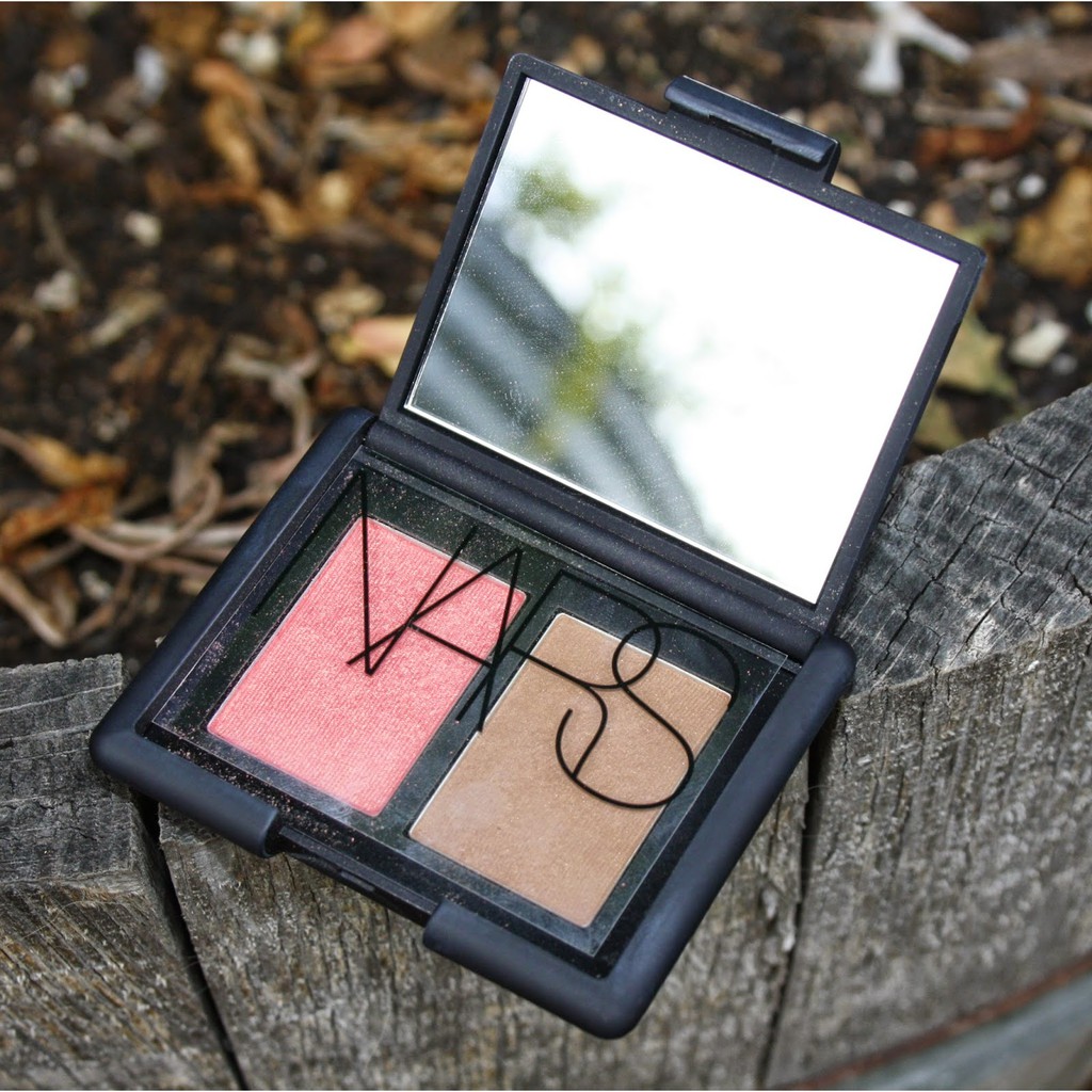 BẢNG TẠO KHỐI - MÁ HỒNG - NARS BLUSH - BRONZER DUO ORGASM - LAGUNA