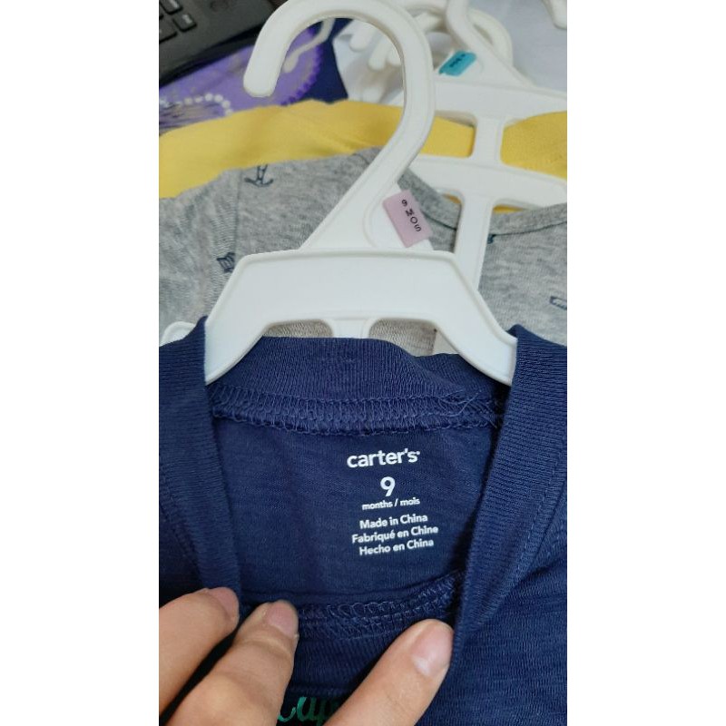 Set carter's 3 chi tiết xuất dư nguyên móc hãng đi kèm cho bé trai