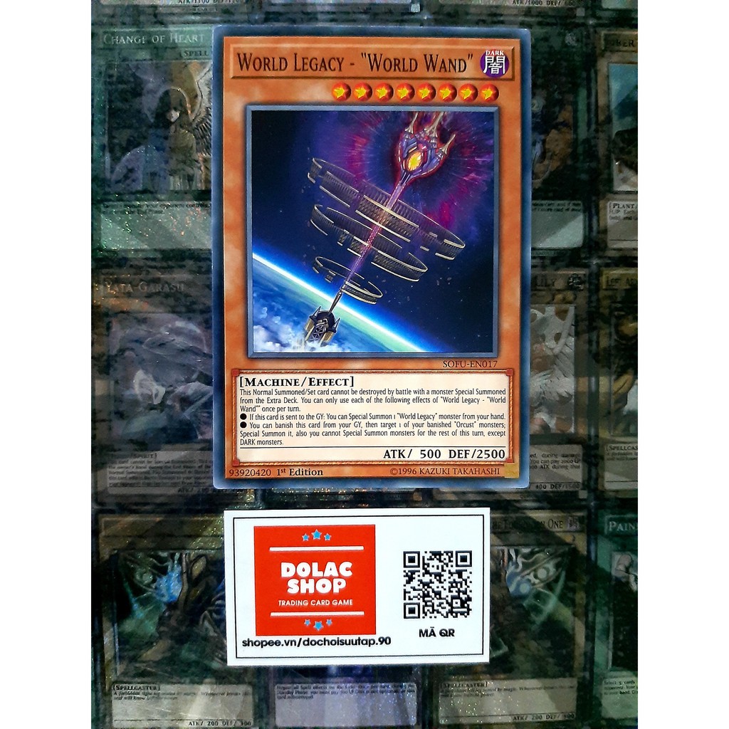 THẺ BÀI YUGIOH TCG - World Legacy - "World Wand" - SOFU-EN017 - Common 1st Edition
