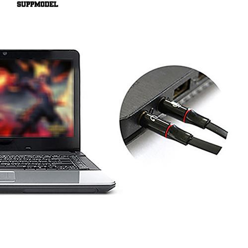 Cáp Chia Jack Âm Thanh 3.5Mm 2 Đầu Đực