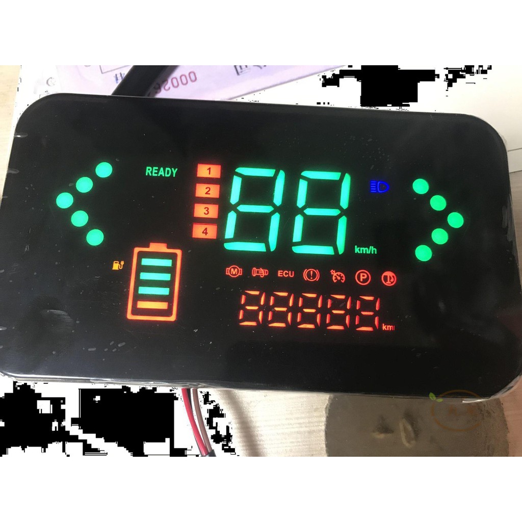 Mặt đồng hồ xe đạp điện báo 48V-60V-72V