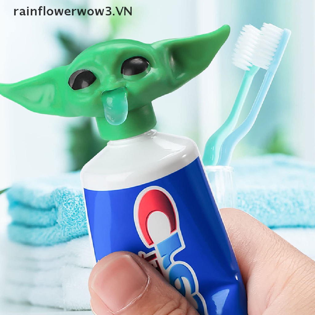 Dụng cụ lấy kem đánh răng yoda hình chữ y nắp nhân vật Mandalorian