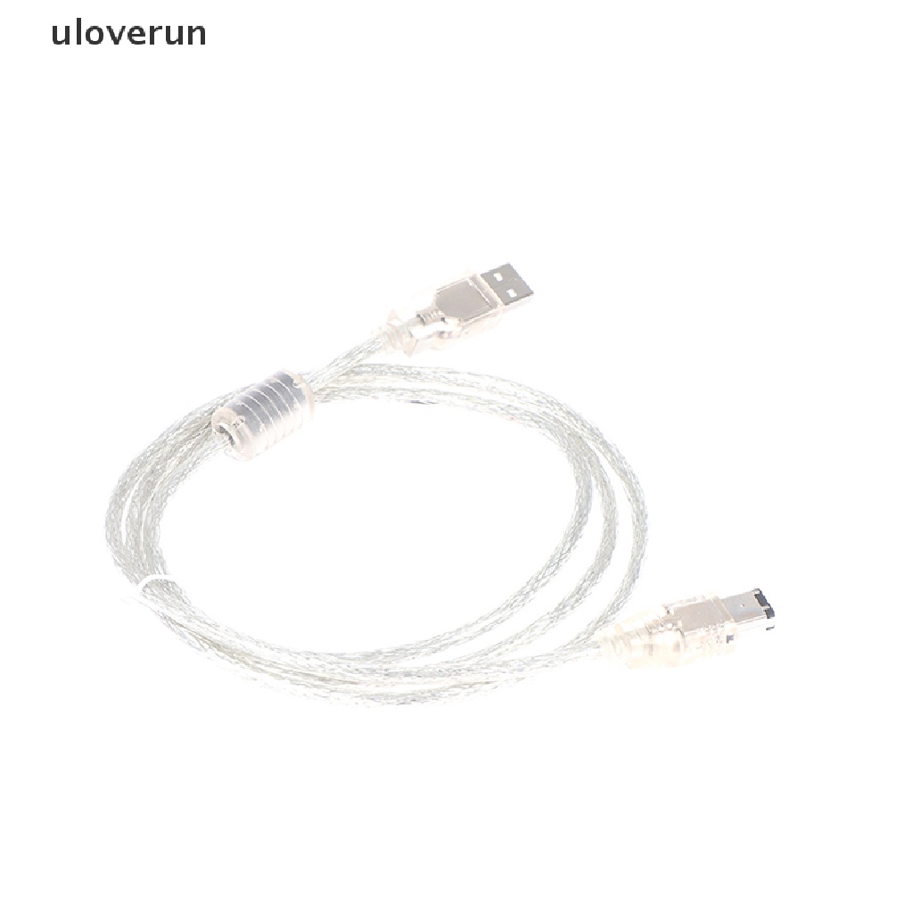 Dây Cáp Chuyển Đổi uloverun 1 X Firewire IEEE 1394 6 Pin Male Sang USB 2.0 Male