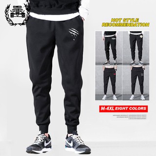 Men's fashion printed trousers jogging trousers casual pants outdoor sports pants M-4XL