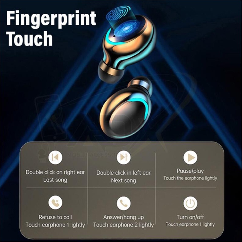 Tai Nghe Bluetooth True Wireless F9 PRO Bluetooth 5.0 | Cảm Ứng | Bản Quốc Tế 2022 Nút Cảm Ứng Chống Nước IP67