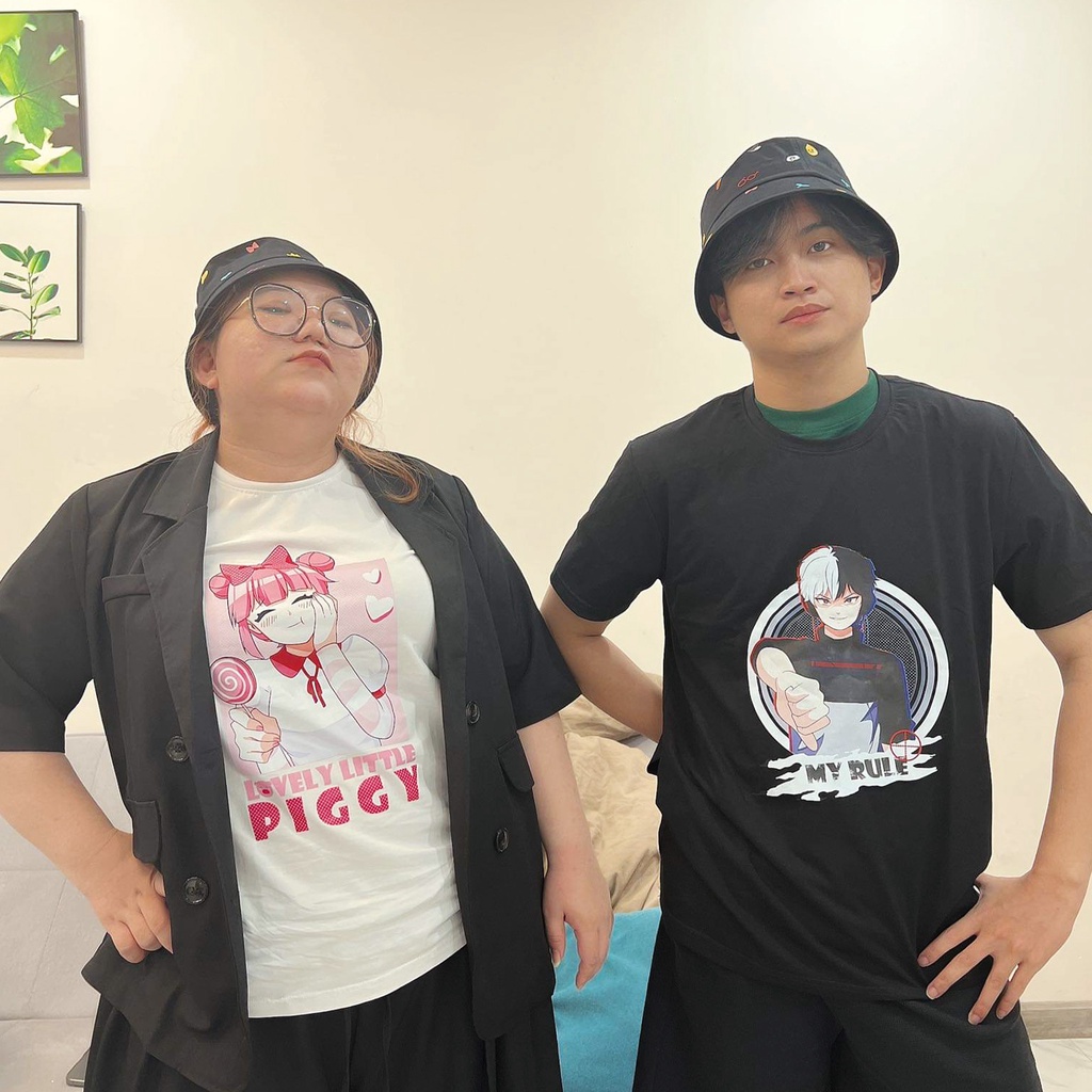 Áo Hero team đầy đủ nhân vật màu đen, áo thun hero team thời trang unisex, chất liệu cotton, thoáng mát khi mặc