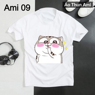 ⚡️FREESHIP⚡️Áo Thun Mèo Ami Bụng Bự 2
