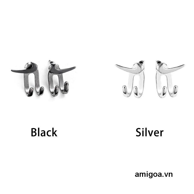 ✨✨Khuyên Tai Dạng Móc Thiết Kế Đơn Giản Phong Cách Hip Hop Cho Nam Và Nữ