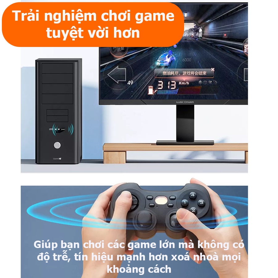 USB Bluetooth 5.1, thu phát âm thanh chất lượng cao