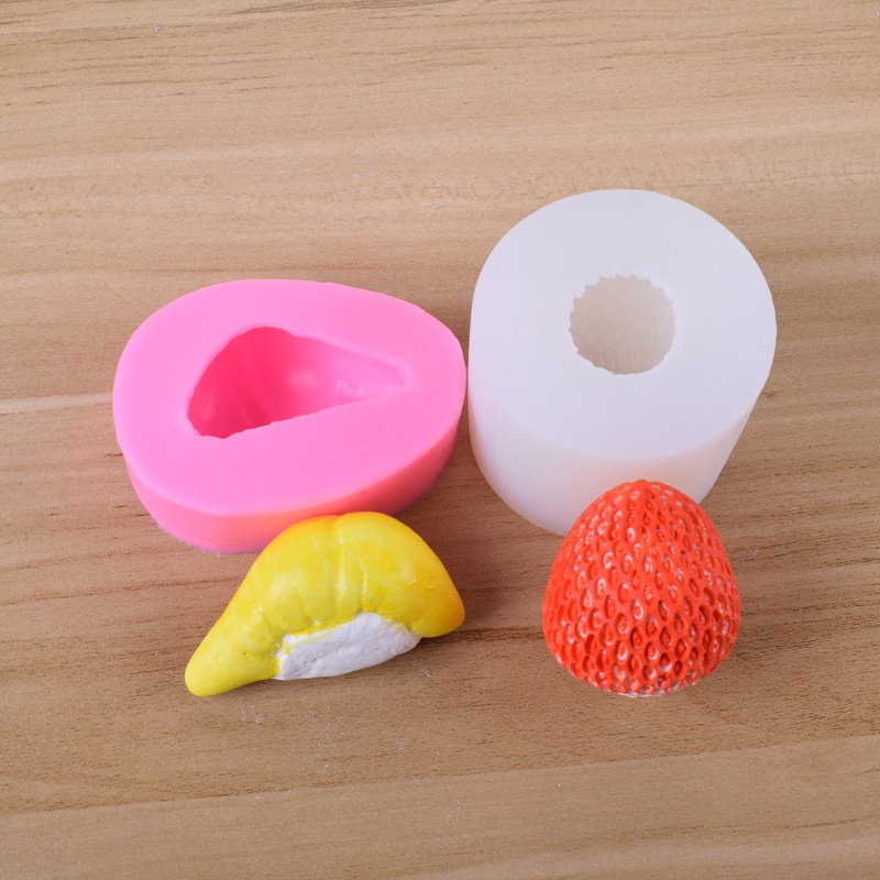 Khuôn Silicone Làm Bánh Tạo Hình Trái Cây Độc Đáo