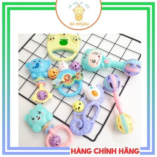 Set 4 Chiếc Xúc Xắc Lục Lạc Màu Sắc Cho Bé