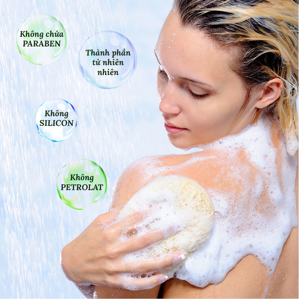 Sữa tắm trắng da, sữa tắm dưỡng ẩm toàn thân BALEA chiết xuất từ thiên nhiên giúp mềm mịn da