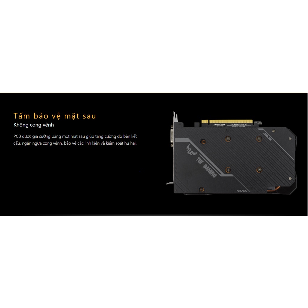 CARD Màn hình ASUS TUF- GTX1660 SUPER GAMING  6GB GDDR6-VGA giá tốt chất lượng chính hãng bảo hành 36 tháng
