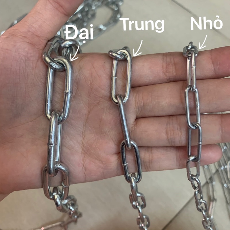 Dây xích inox cho chó mèo
