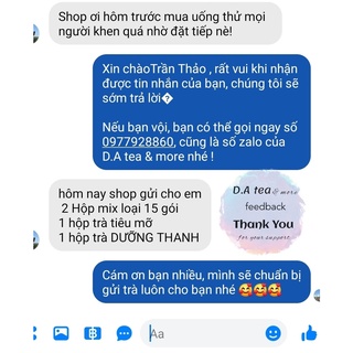 Trà Tiêu Mỡ Lá Sen